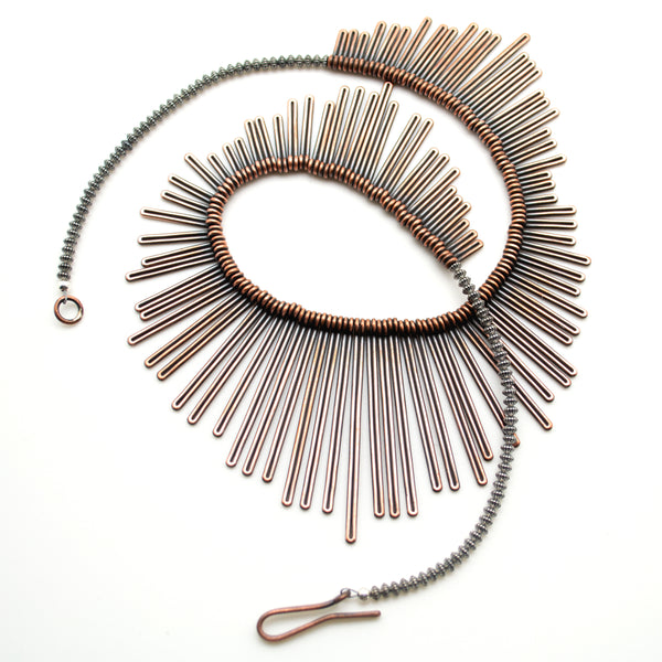 pine needle necklace : L