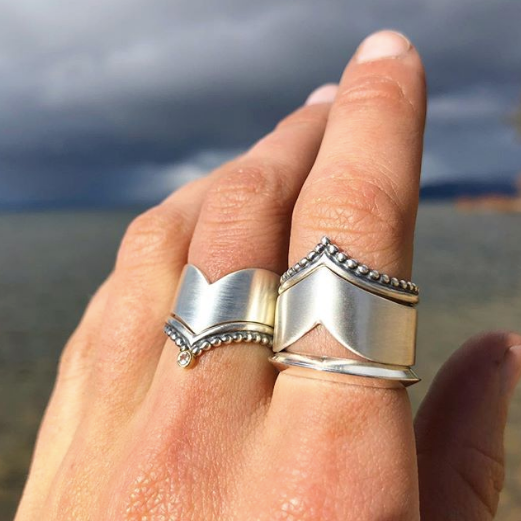 aria ring : silver