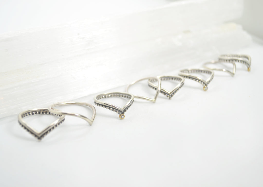 aries ring : silver
