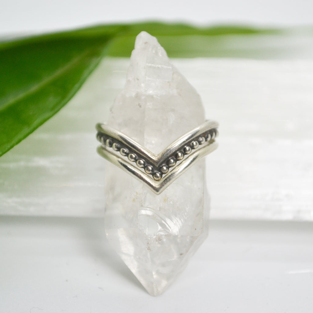 aries ring : silver