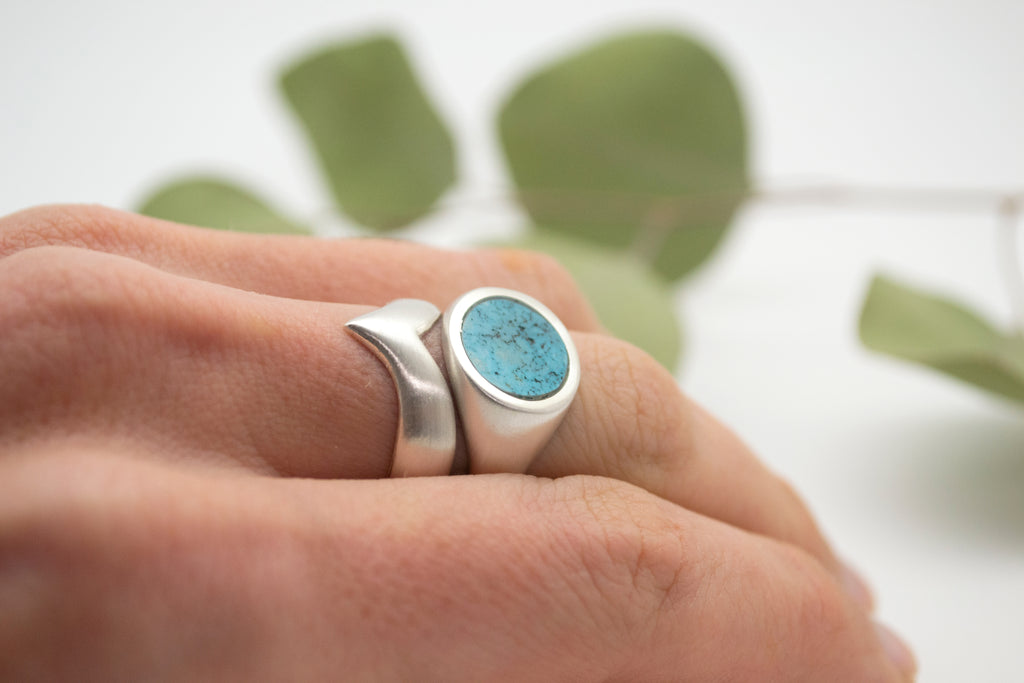lunar ring : kingman turquosie : sz 9
