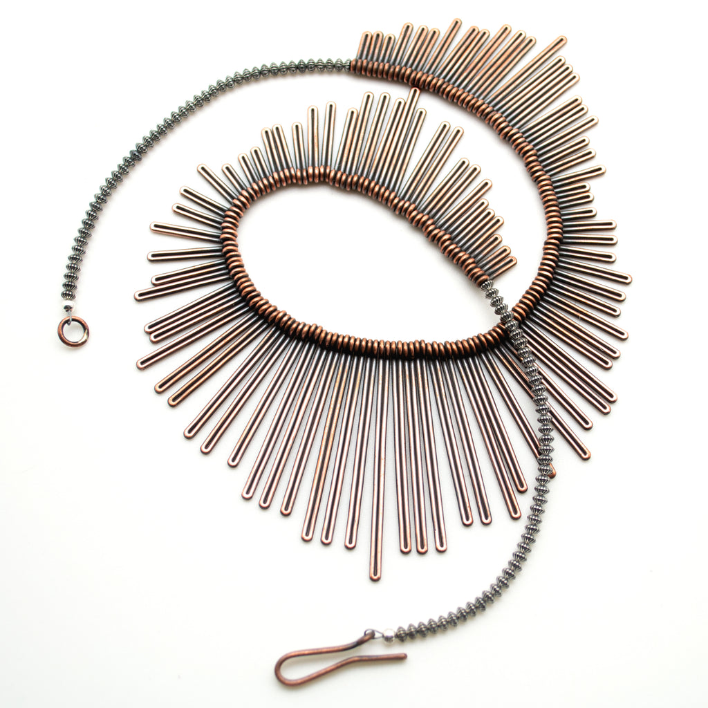 pine needle necklace : L
