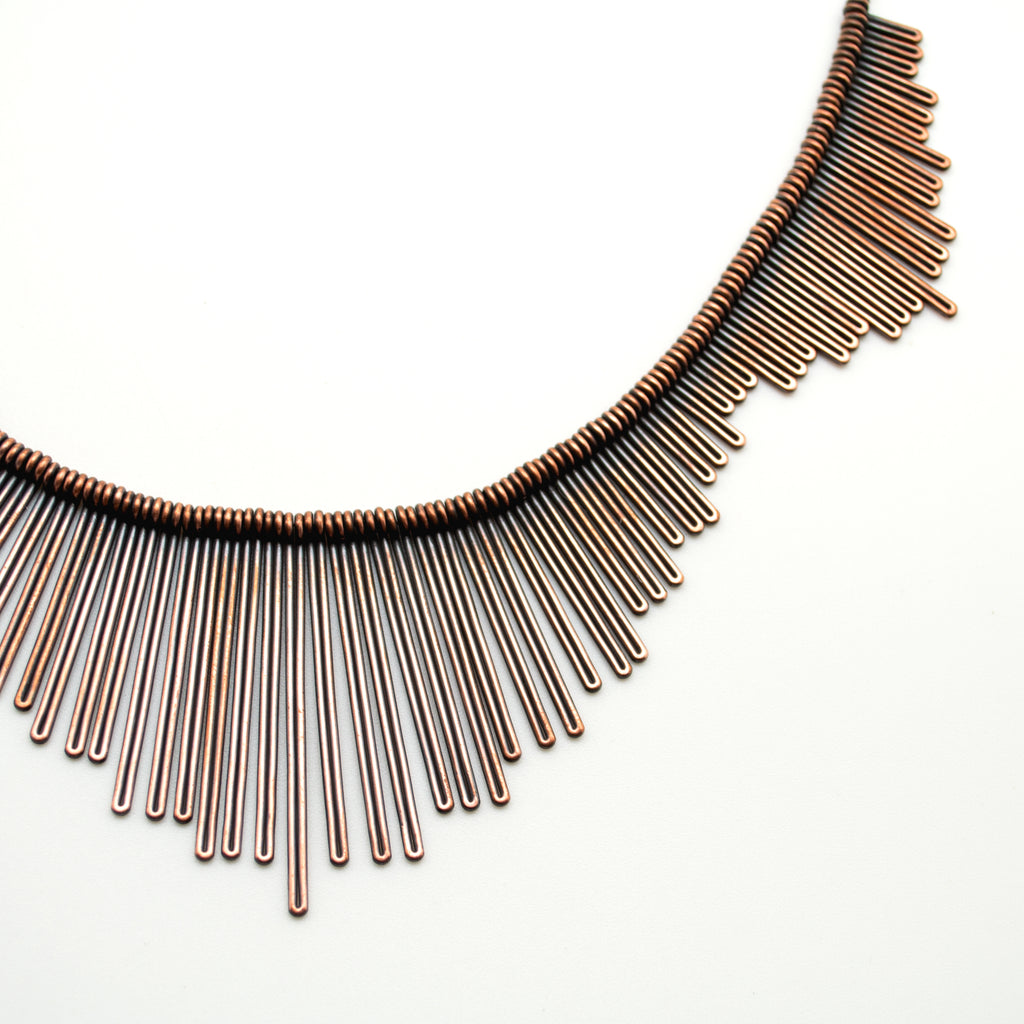 pine needle necklace : L