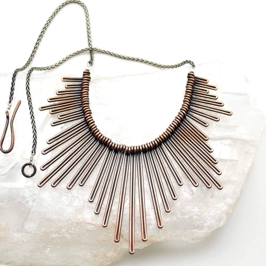 pine needle necklace : M
