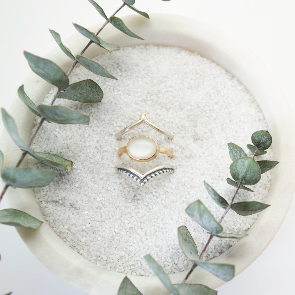 totem ring : 14k sz 7