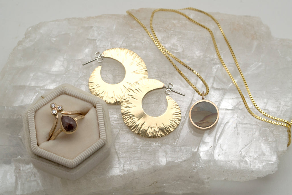 diamond trio : 14k