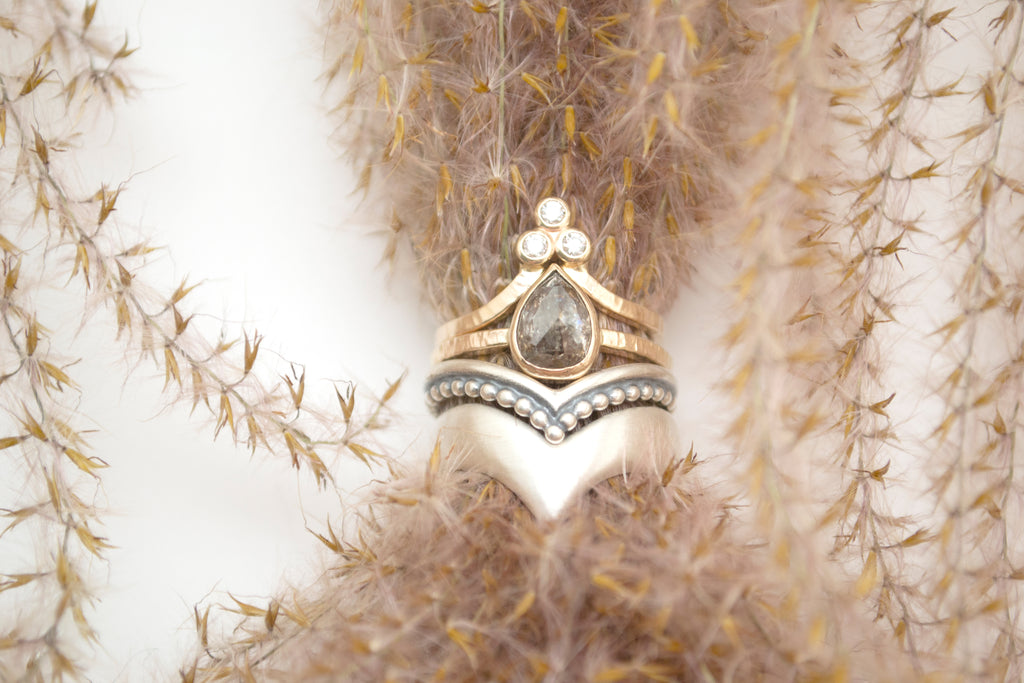 diamond trio : 14k