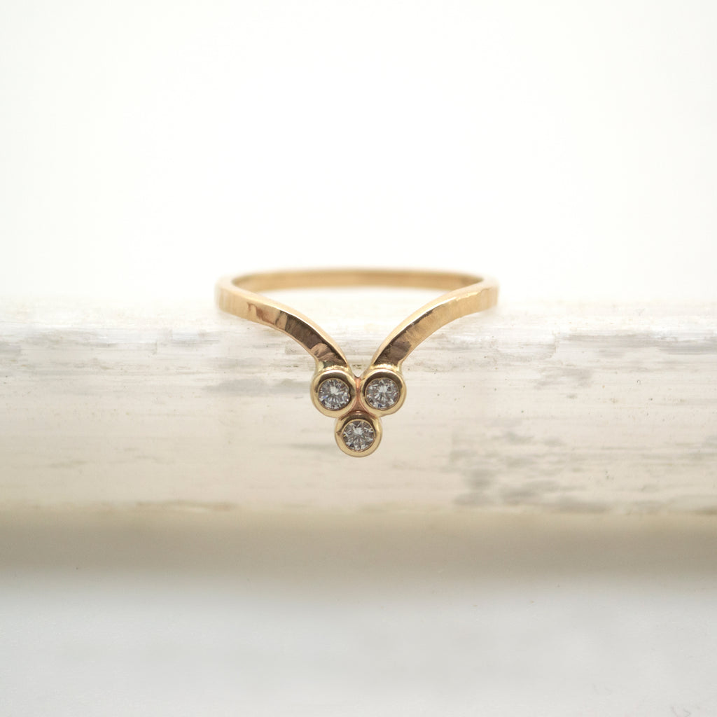 diamond trio : 14k