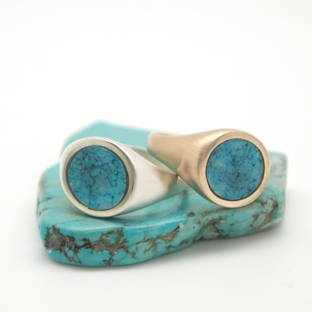 lunar ring : kingman turquosie : sz 9